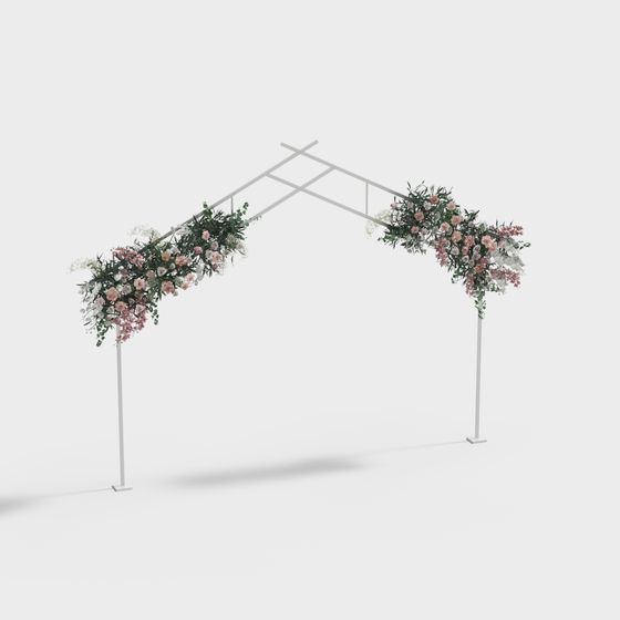 Floral Arch 3D model for Elegant Designs