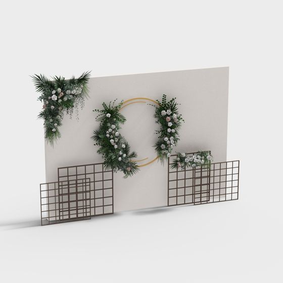 Floral Archway 3D model for Creative Spaces