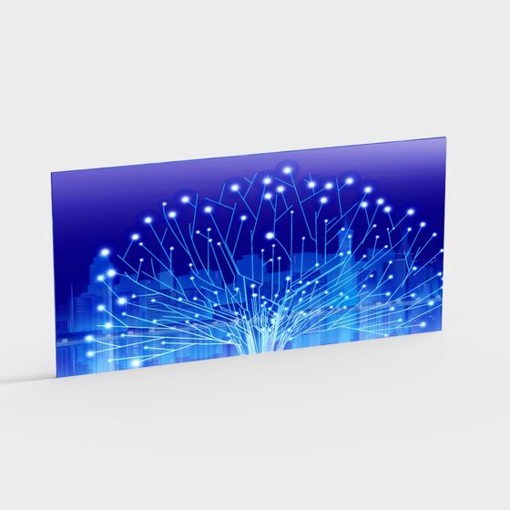 Smart City Lights 3D model