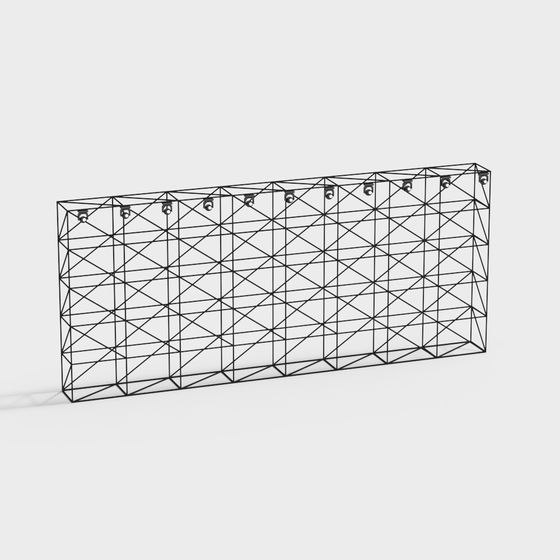 Future Wall 3D model for Futuristic Designs
