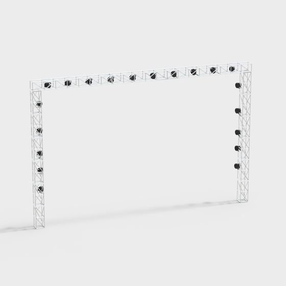 Lighting Truss Frame 3D model