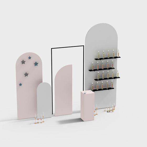 Low-Polygon Dreamy Aesthetic 3D model