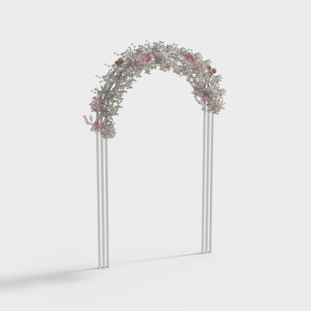outdoor wedding flower door