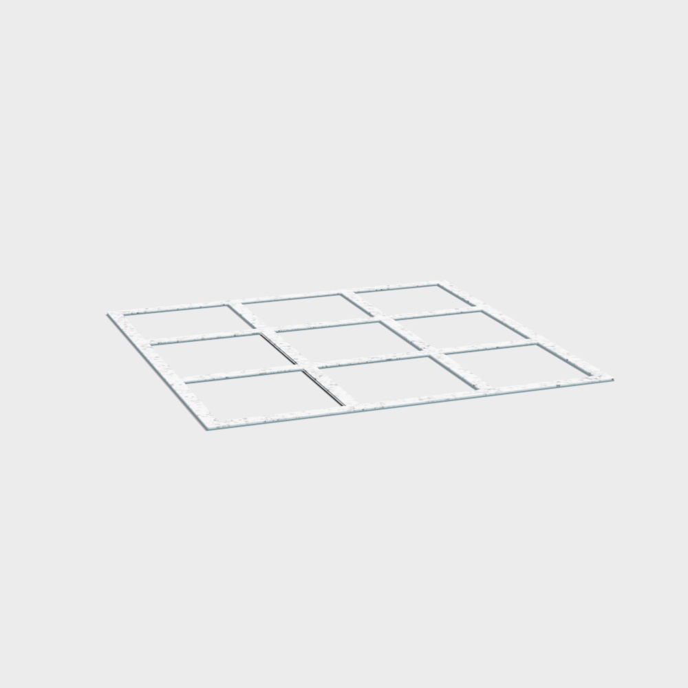 Minimalist Grid Ceiling 3D model