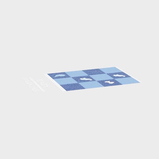 Checkerboard Floor 3D model