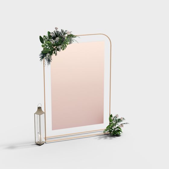 Dreamy Frame 3D model for Modern Aesthetics