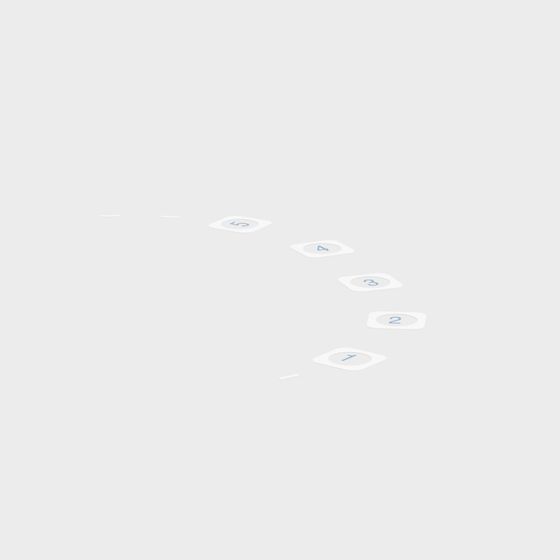 Step Tiles 3D Model for Modern Design Projects