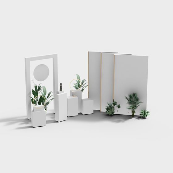 Urban Oasis 3D model for Modern Interior Design