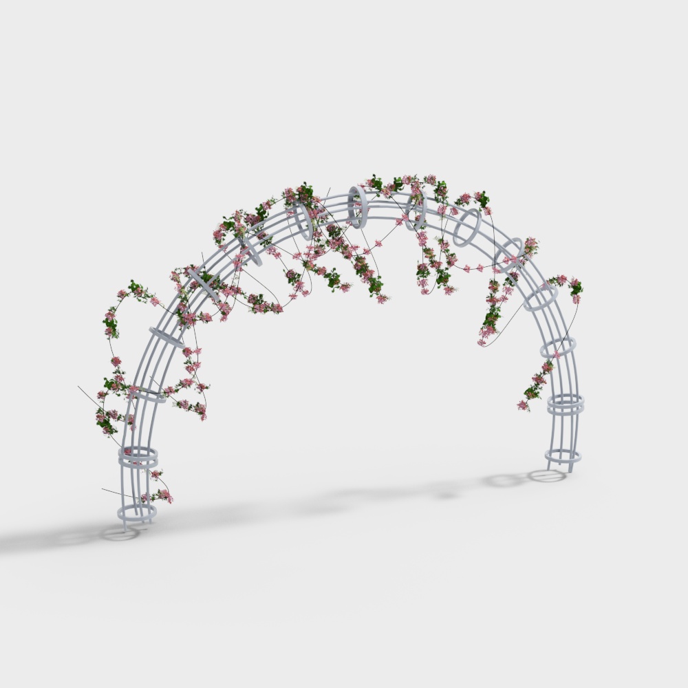 porte de fleur de mariage sur pelouse