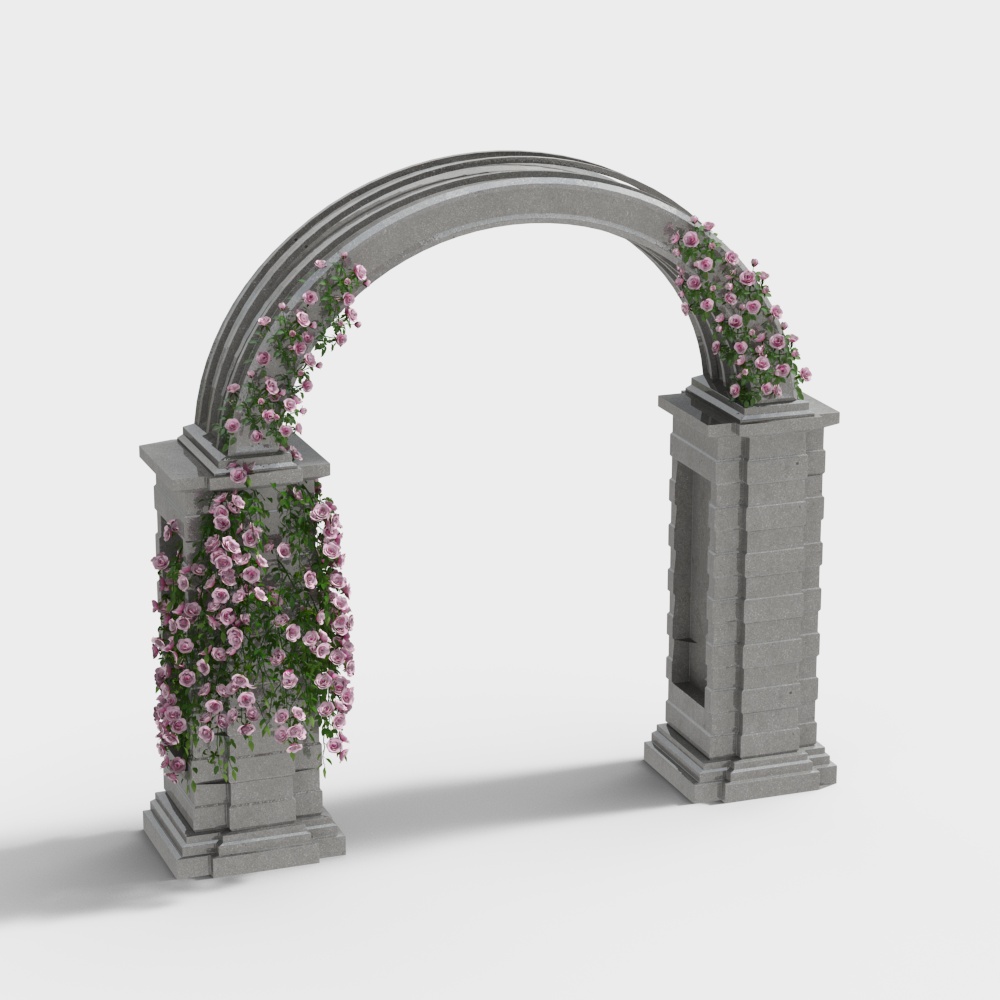 cổng hoa đám cưới ngoài trời