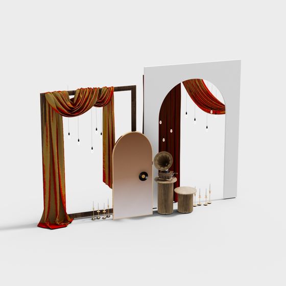 Elegant Vintage Archway 3D model