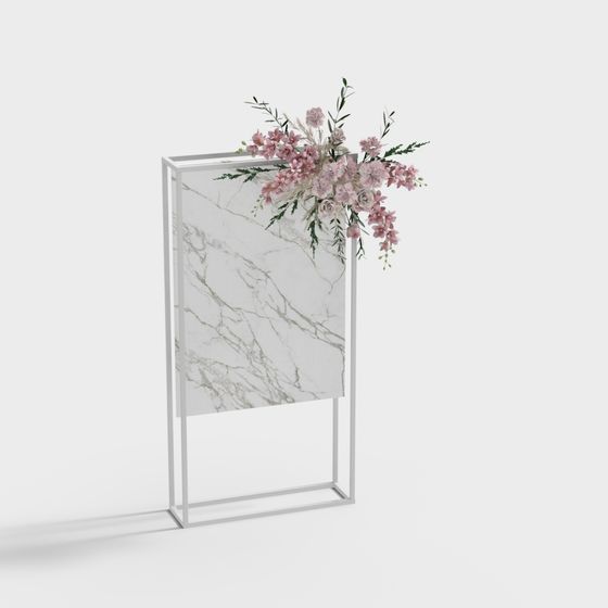 실외 결혼식 간판