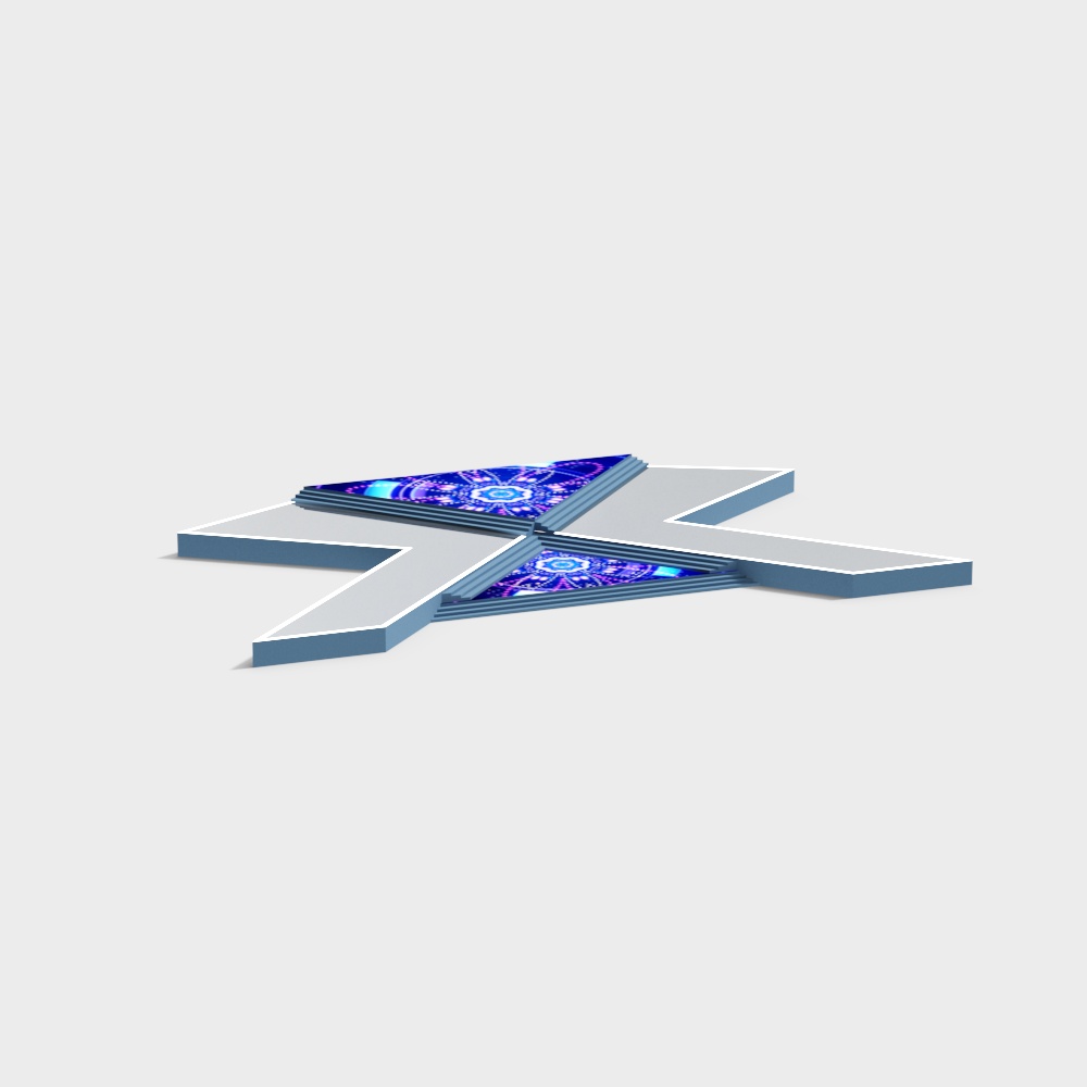 Mandala Tiles 3D Model