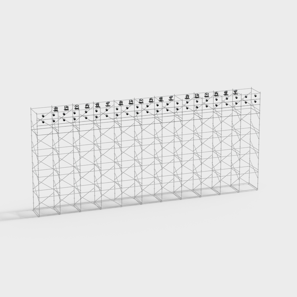 Low Poly Futuristic 3D Model for Modern Design