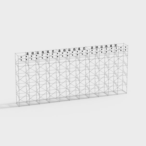 Low Poly Futuristic 3D Model for Modern Design