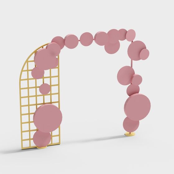 Arch Garden 3D model for Creative Projects