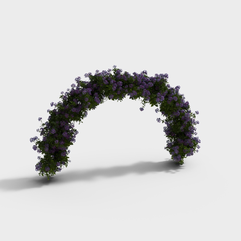 lawn wedding flower gate