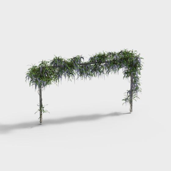 Vine Archway 3D model