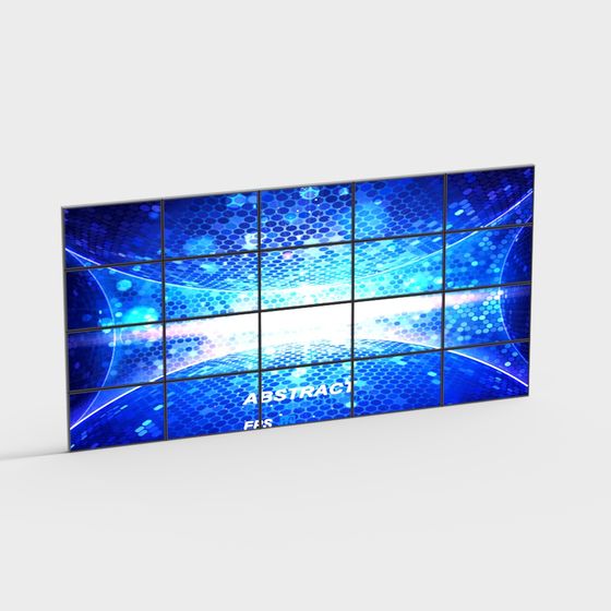 Abstract FBS Wall 3D model