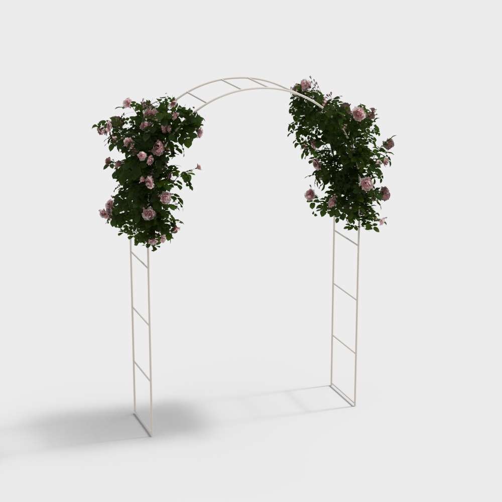 야외 결혼식 꽃 문