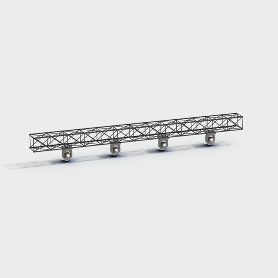 Industrial Track 3D model