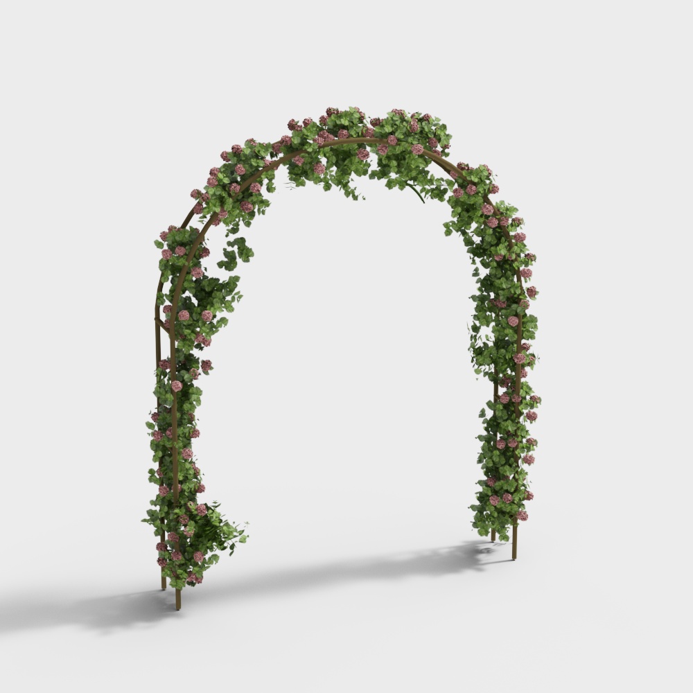 outdoor wedding flower door