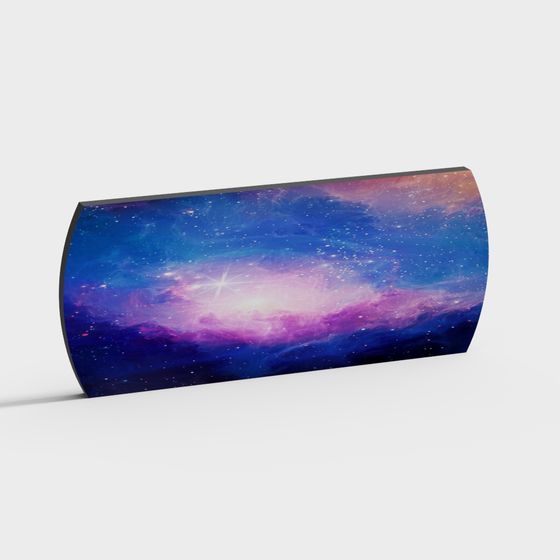 Galactic Nebula Cylinder 3D model for Creative Projects