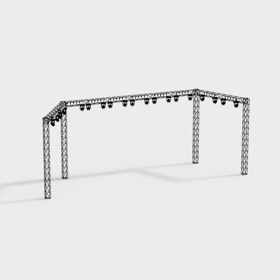 Stage Lighting Truss 3D model