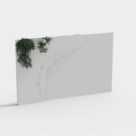 Wave Plant Screen 3D model