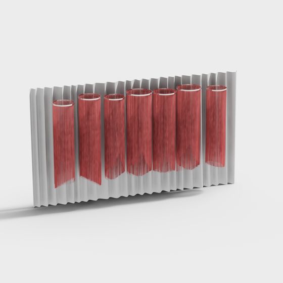 Wave Pipe 3D model - Unique Low-Poly Design