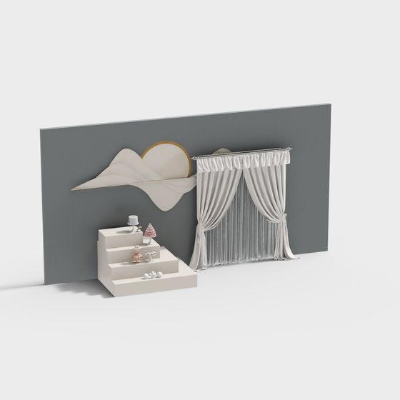 Dream Stage 3D model for Creative Projects