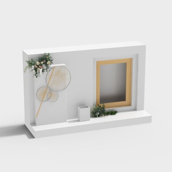 Urban Garden Wall 3D model