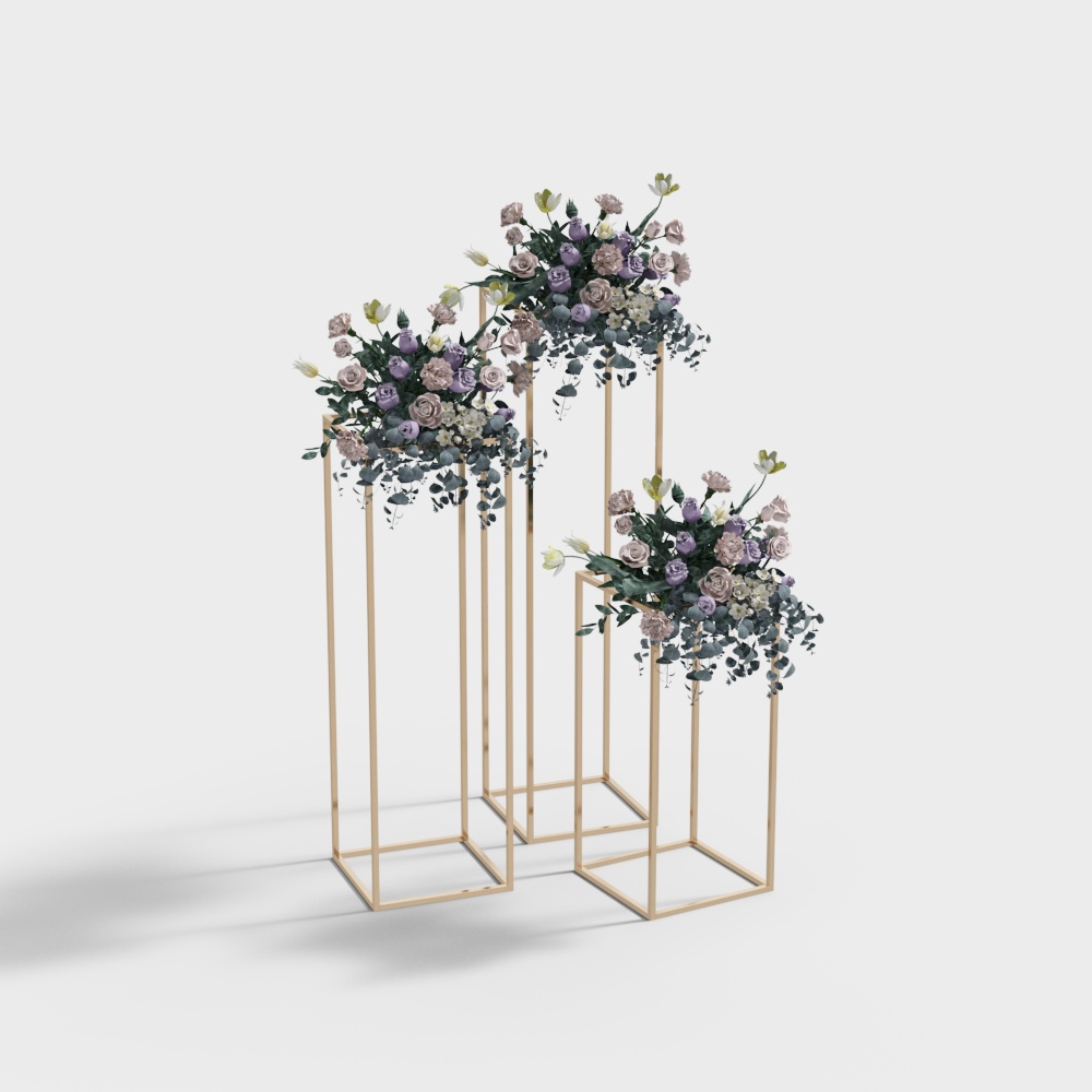 Outdoor wedding path decoration