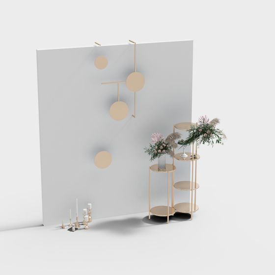 Urban Garden Corner 3D model for Creative Spaces