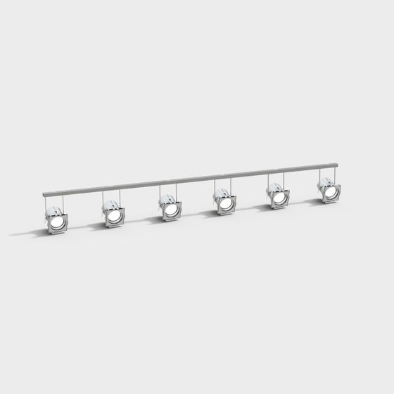 Linear Track Lighting 3D Model