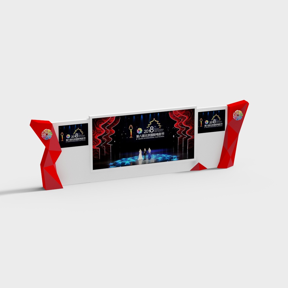 pantalla grande de escenario