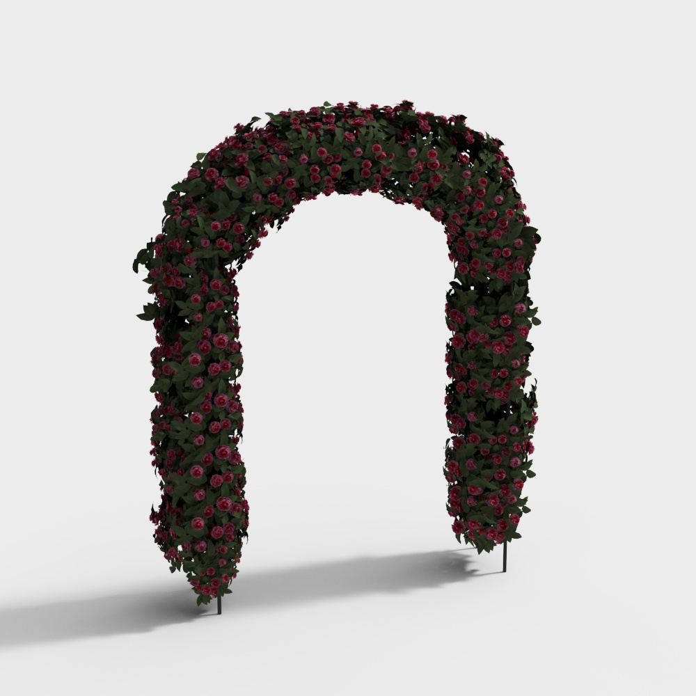 야외 결혼식 꽃 문