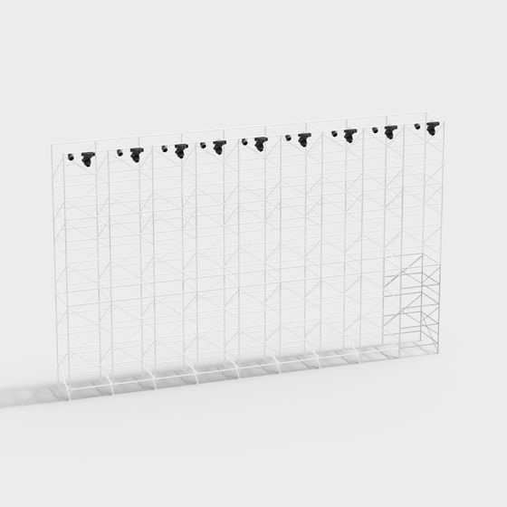 Future Wall 3D model Design for Modern Projects