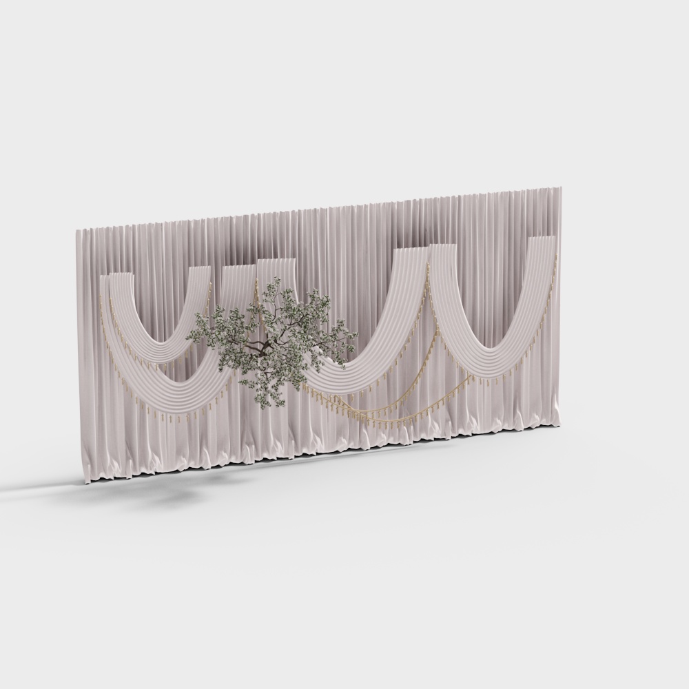 Outdoor wedding whitewash background