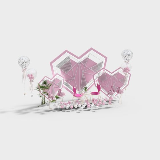 Party Paradise 3D Model for Designers and Developers