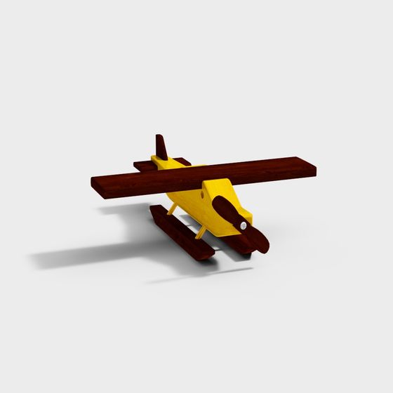 Vintage Seaplane 3D Model