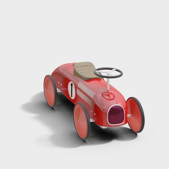 Classic Track Racer 3D model