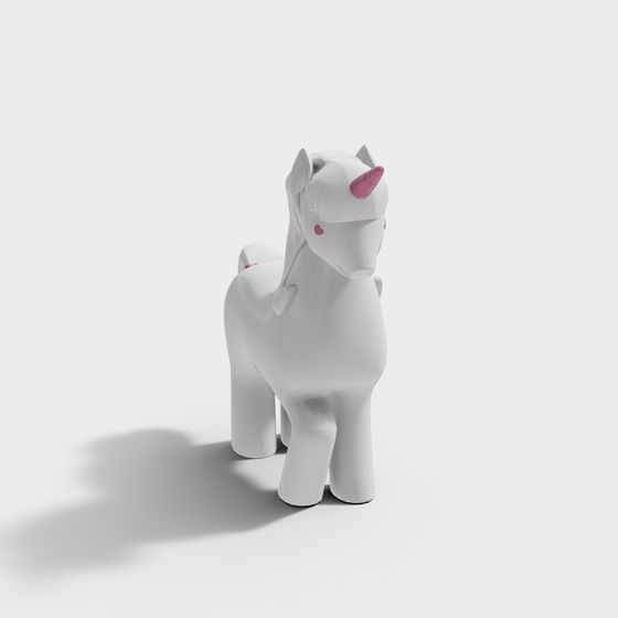 Charming Unicorn 3D Model for Creative Projects