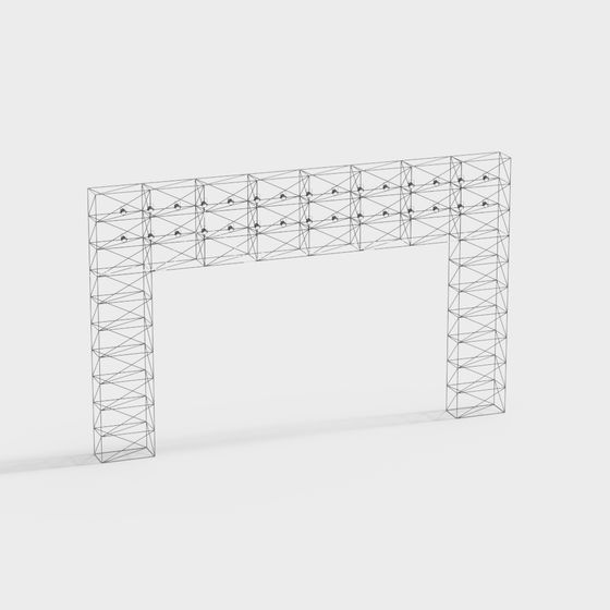 Wireframe Portal 3D model