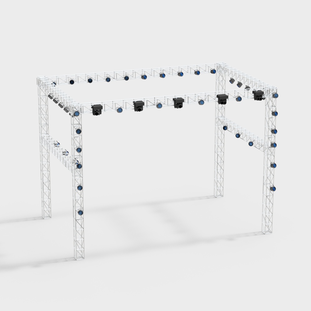 Music festival outdoor stage lighting stand