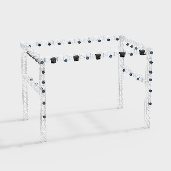 Stage Lighting Rig 3D model