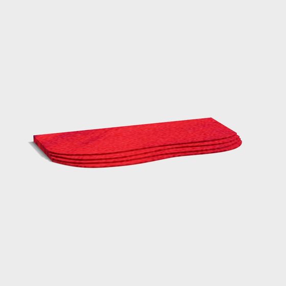 Red Wave Stack 3D model