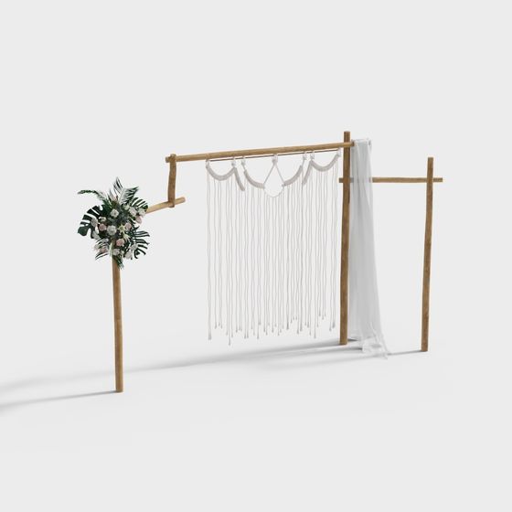 Boho Wall Decor 3D model