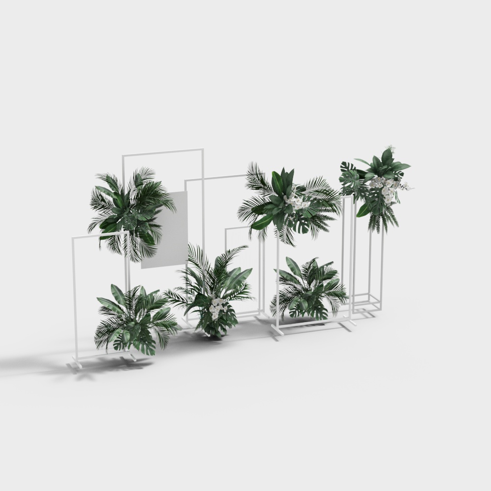 Décoration végétale de mariage en extérieur