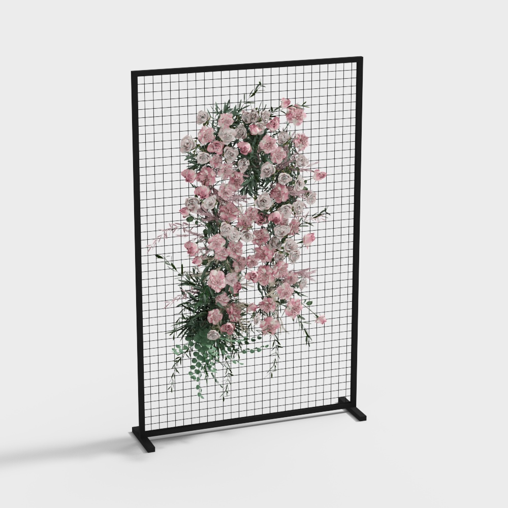 Outdoor wedding flower decoration